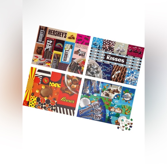 Hershey Puzzle Multipack Large 4 Puzzles 500 Piece - Picture 3 of 6